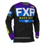 2020 Motocross Cyclisme Maillot FXR Manches Longues Noir Violet