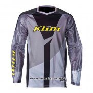 2020 Motocross Cyclisme Maillot Klim Manches Longues Gris