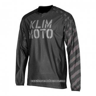 2020 Motocross Cyclisme Maillot Klim Manches Longues Noir