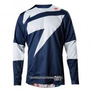 2020 Motocross Cyclisme Maillot Shift Manches Longues Bleu