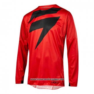 2020 Motocross Cyclisme Maillot Shift Manches Longues Rouge