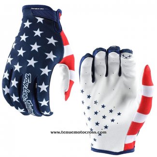 2020 Motocross Cyclisme TLD Gants Doigts Long Bleu