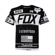 2020 Motocross Cyclisme T Shirt FOX Manches Courtes Noir