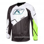 2021 Motocross Cyclisme Maillot Klim Manches Longues Noir Blanc