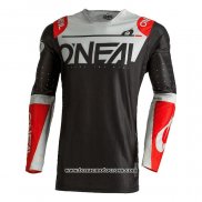 2021 Motocross Cyclisme Maillot Onealmanches Longues Rouge