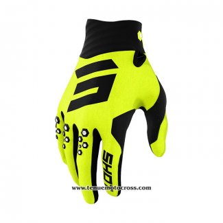 2021 Shot Motocross Cyclisme Gants Doigts Long Jaune