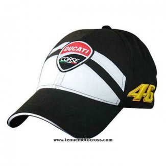 2020 Moto GP Cyclisme Ducati Casquette Noir Blanc