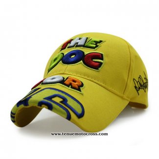 2020 Moto GP Cyclisme VR 46 Casquette Jaune