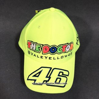 2020 Moto GP Cyclisme VR 46 Casquette Jaune