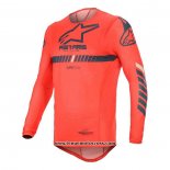 2020 Motocross Cyclisme Maillot Alpinestars Manches Longues Rouge