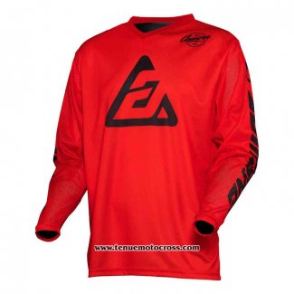 2020 Motocross Cyclisme Maillot Answer Manches Longues Rouge