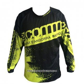 2020 Motocross Cyclisme Maillot Commencal Manches Longues Jaune