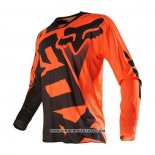 2020 Motocross Cyclisme Maillot FOX Manches Longues Orange