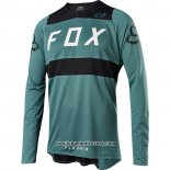 2020 Motocross Cyclisme Maillot FOX Manches Longues Vert