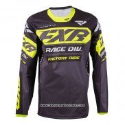 2020 Motocross Cyclisme Maillot FXR Manches Longues Noir