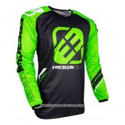 2020 Motocross Cyclisme Maillot Freegun Manches Longues Vert