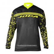 2020 Motocross Cyclisme Maillot Jopa Manches Longues Noir Jaune