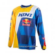 2020 Motocross Cyclisme Maillot KTM Manches Longues Bleu