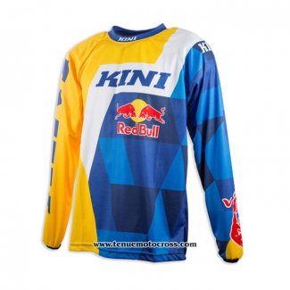 2020 Motocross Cyclisme Maillot KTM Manches Longues Bleu