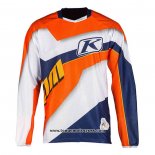 2020 Motocross Cyclisme Maillot Klim Manches Longues Blanc