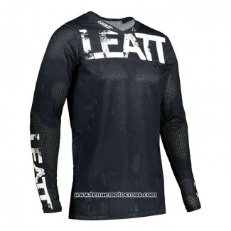 2020 Motocross Cyclisme Maillot Leatt Manches Longues Noir