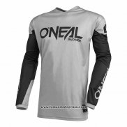 2020 Motocross Cyclisme Maillot Oneal Manches Longues Gris