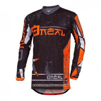 2020 Motocross Cyclisme Maillot Oneal Manches Longues Orange