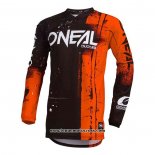 2020 Motocross Cyclisme Maillot Oneal Manches Longues Rouge