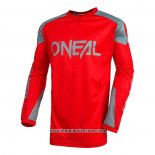 2020 Motocross Cyclisme Maillot Oneal Manches Longues Rouge