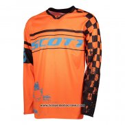 2020 Motocross Cyclisme Maillot Scott Manches Longues Orange