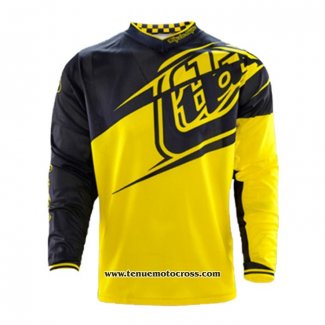 2020 Motocross Cyclisme Maillot TLD Manches Longues Jaune