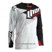 2020 Motocross Cyclisme Maillot Thor Manches Longues Blanc