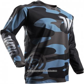 2020 Motocross Cyclisme Maillot Thor Manches Longues Noir