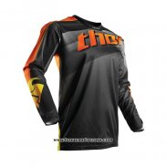 2020 Motocross Cyclisme Maillot Thor Manches Longues Orange