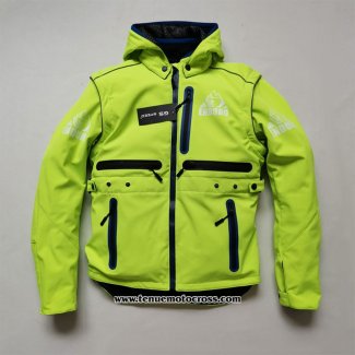 2020 Motocross Cyclisme Veste Enduro Manches Longues Lumiere Vert