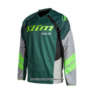 2021 Klim Motocross Cyclisme Maillot Manches Longues Vert