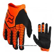 2021 Motocross Cyclisme FOX Gants Doigts Long Orange