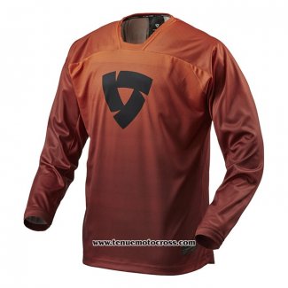 2021 Motocross Cyclisme Maillot Revit Scramble Manches Longues Marron