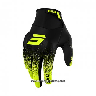 2021 Shot Motocross Cyclisme Gants Doigts Long Jaune