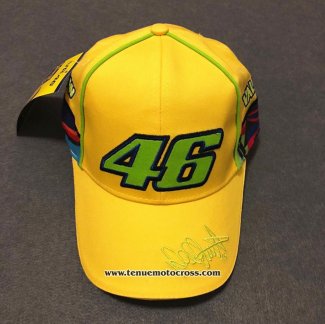 2020 Moto GP Cyclisme VR 46 Casquette Jaune