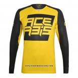 2020 Motocross Cyclisme Maillot Acerbis Manches Longues Jaune