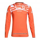 2020 Motocross Cyclisme Maillot Acerbis Manches Longues Orange