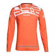 2020 Motocross Cyclisme Maillot Acerbis Manches Longues Orange