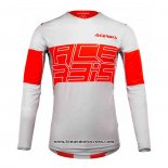 2020 Motocross Cyclisme Maillot Acerbis Manches Longues Rouge