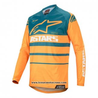 2020 Motocross Cyclisme Maillot Alpinestars Manches Longues Jaune