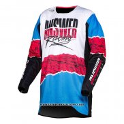 2020 Motocross Cyclisme Maillot Answer Manches Longues Bleu