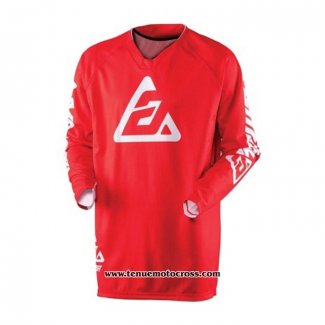 2020 Motocross Cyclisme Maillot Answer Manches Longues Rouge