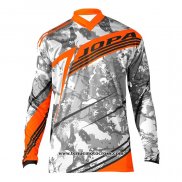 2020 Motocross Cyclisme Maillot Jopa Manches Longues Orange