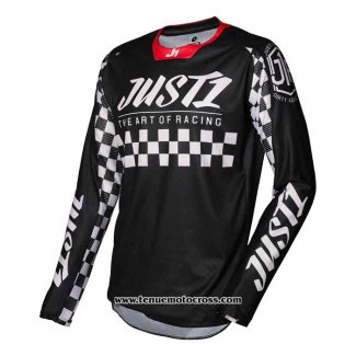 2020 Motocross Cyclisme Maillot Just 1 Manches Longues Noir