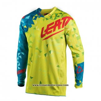 2020 Motocross Cyclisme Maillot Leatt Manches Longues Jaune